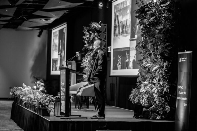 Simon Wilson, RDT Pacific speaking at the Green Property Summit 2023. Photo Dillon Photography Simon Wilson, RDT Pacific speaking at the Green Property Summit 2023. Photo Dillon Photography